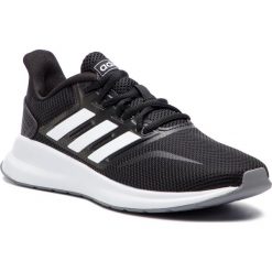 Buty adidas - Runfalcon F36218 Cblack/Ftwwht/Grethr. Czarne buty sportowe damskie Adidas, z materiału, sportowe, do biegania. W wyprzedaży za 149,00 zł.