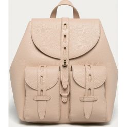 Furla - Plecak skórzany Net. Różowe plecaki damskie Furla, bez wzorów, ze skóry, eleganckie. Za 1649,00 zł.
