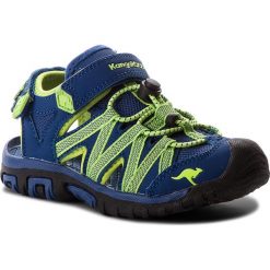 Sandały chłopięce: Sandały KANGAROOS – Osato 18185 000 4800 D Navy/Lime