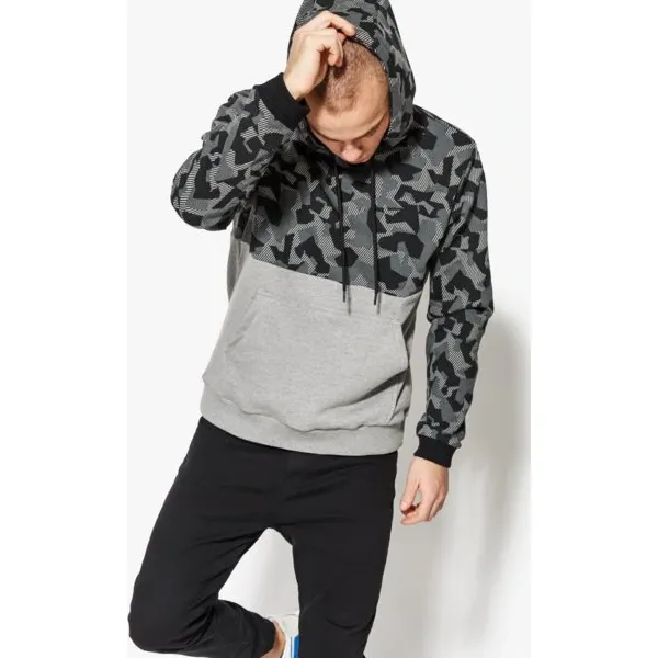 Confront Bluza More , szary, rozmiar XL. Szare bluzy męskie Confront, xl, bez wzorów, z bawełny, z kapturem, bez rękawów, bez kaptura. W wyprzedaży za 71,99 zł.