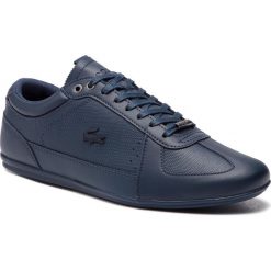 Sneakersy LACOSTE - Evara 119 1 Cma 7-37CMA003195K Nvy/Nvy. Niebieskie sneakersy męskie Lacoste, na co dzień, bez wzorów, ze skóry ekologicznej, bez zapięcia. Za 499,99 zł.