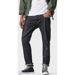 G-Star Raw - Jeansy 3301 Tapered. Niebieskie jeansy męskie G-Star RAW, bez wzorów, retro. W wyprzedaży za 259,90 zł.