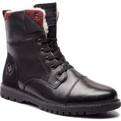 Kozaki RIEKER - F3133-00 Schwarz. Czarne buty zimowe męskie Rieker, z materiału. Za 359,00 zł.
