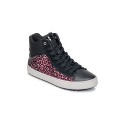 Buty Dziecko Geox J KALISPERA GIRL. Czarne trampki dziewczęce Geox, bez wzorów, bez zapięcia. Za 149,50 zł.