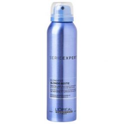 L'oreal Serie Expert Blonde Bestie Top Coat Spray 150 ml. Pomarańczowe topy damskie L Oreal, l, bez wzorów, z lakierowanej skóry, bez rękawów. Za 34,90 zł.