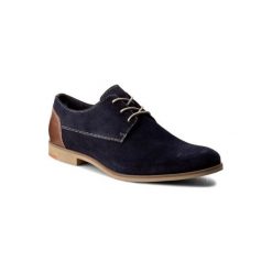 LASOCKI FOR MEN MI07-C255-302-06. Niebieskie półbuty męskie ze skóry. Za 189,99 zł.