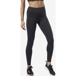 Reebok Legginsy Czarny. Czarne spodnie damskie Reebok, xxs, bez wzorów, z elastanu. Za 197,95 zł.