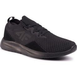 Sneakersy 4F - D4L20-OBML203 20S. Czarne sneakersy męskie 4f, na co dzień, bez wzorów, ze skóry, eleganckie, bez zapięcia. Za 199,00 zł.