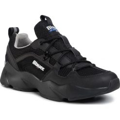 Sneakersy BLAUER - S0MARVIN01/MES Black. Czarne sneakersy męskie Blauer, na co dzień, bez wzorów, ze skóry, bez zapięcia. W wyprzedaży za 339,00 zł.