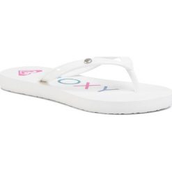 Japonki ROXY - ARGL100286 WHT. Białe sandały dziewczęce Roxy, z tworzywa sztucznego, bez zapięcia. Za 69,00 zł.