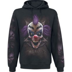 Bluzy męskie: Spiral Madcap Bluza z kapturem czarny