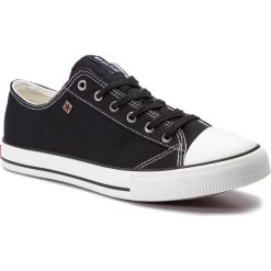 Trampki BIG STAR - DD174504R42 Black. Czarne półbuty męskie marki BIG STAR, bez wzorów, z gumy, retro, bez zapięcia. Za 89,00 zł.