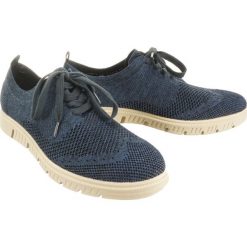 JOSEF SEIBEL 39613 324 500 Falko knitted 13 blau, półbuty męskie. Półbuty męskie Josef Seibel, bez wzorów, na sznurówki. Za 299,90 zł.