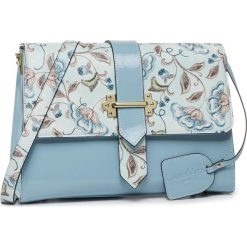 Torebka LAURA VITA - 2592 Blue. Niebieskie listonoszki damskie LAURA VITA, bez wzorów, ze skóry ekologicznej, bez dodatków. Za 399,00 zł.