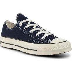 Trampki CONVERSE - Chuck 70 Ox Obsidi 164950C Obsidian/Egret/Bla. Niebieskie półbuty damskie Converse, bez wzorów, z gumy, bez zapięcia. W wyprzedaży za 259,00 zł.