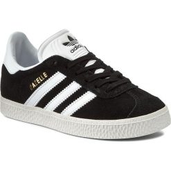 Buty adidas - Gazelle C BB2507 Cblack/Ftwwht/Goldmt. Czarne półbuty dziewczęce Adidas, z paskami. Za 229,00 zł.