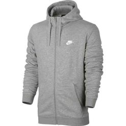 Nike NSW Hoodie FZ 804391-063 bluzy męskie szare L. Szare bluzy męskie Nike, s, bez wzorów, z bawełny, z kapturem, bez rękawów, bez kaptura. W wyprzedaży za 209,99 zł.