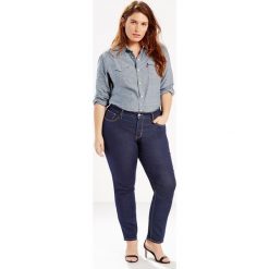 Modelujące dżinsy 311 Shaping Skinny Levi's PLUS. Brązowe jeansy damskie skinny marki Levi's®, z obniżonym stanem. Za 499,80 zł.