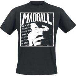 Madball For the cause T-Shirt czarny. Białe t-shirty męskie z nadrukiem marki KALENJI, m, z elastanu, z dekoltem na plecach. Za 74,90 zł.
