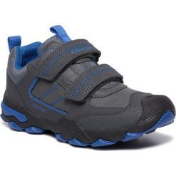 Sneakersy GEOX - J Buller B.D J949VD 054FU C0071 S Dk Grey/Royal. Szare trampki chłopięce Geox, bez wzorów, ze skóry ekologicznej, na rzepy. Za 259,00 zł.
