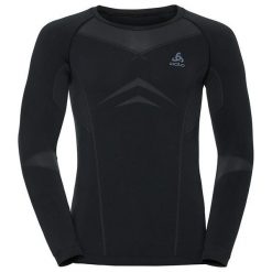 Odlo Koszulka męska Shirt l/s crew neck EVOLUTION LIGHT czarna r. XL (184102/60056). Czarne koszulki sportowe męskie marki Odlo, l. Za 182,53 zł.