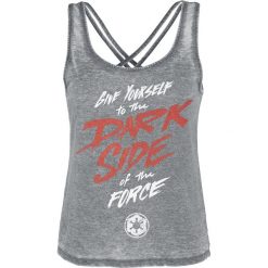 Topy damskie: Star Wars Dark Side Top damski odcienie szarego
