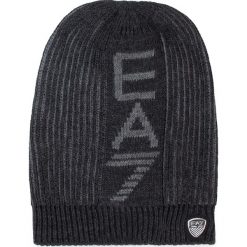 Czapka EA7 EMPORIO ARMANI - 275899 9A303 22742 Carbon Mel/Grey Mel. Szare czapki męskie EA7 Emporio Armani, na zimę, bez wzorów, z materiału. W wyprzedaży za 179,00 zł.