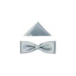 Srebrna mucha męska slim B57. Szare muszki męskie Modini Moda Męska, na co dzień, bez wzorów, z tkaniny, eleganckie. Za 45,00 zł.
