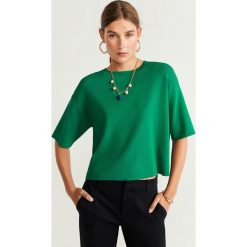 Mango - Sweter Froggy. Zielone swetry damskie Mango, s, bez wzorów, z wiskozy, bez rękawów, bez kaptura. Za 139,90 zł.