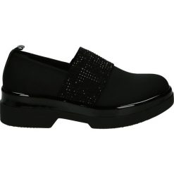 Mokasyny - 1722421 BLACK. Czarne mokasyny damskie Venezia, z materiału. Za 279,00 zł.