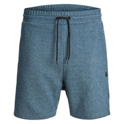 Jack&Jones Męskie Clean Sweat bluzy Blue Wing Teal (rozmiar XXL). Niebieskie bluzy męskie Jack&Jones, xxl, bez wzorów, z dresówki, bez kołnierzyka, z krótkim rękawem, krótkie, bez kaptura. W wyprzedaży za 61,00 zł.