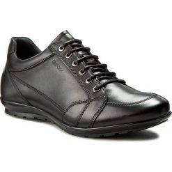 Sneakersy GEOX - U Symbol D U34A5D 00043 C9999 Black. Czarne sneakersy męskie Geox, na co dzień, bez wzorów, ze skóry, bez zapięcia. W wyprzedaży za 349,00 zł.