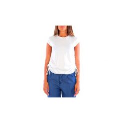 T-shirty z krótkim rękawem 40weft ENRICA. Białe t-shirty damskie 40weft, s, bez wzorów, bez kołnierzyka. Za 236,15 zł.