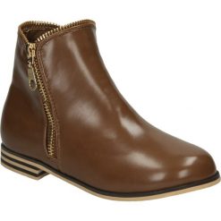 Botki y457a. Botki dziewczęce Casu, bez zapięcia. W wyprzedaży za 29,99 zł.