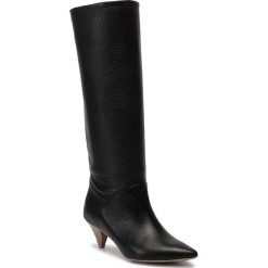 Kozaki L37 - Open Mind High SS11 Black. Czarne kozaki damskie L37, ze skóry, przed kolano, na wysokim obcasie, na obcasie, bez zapięcia. W wyprzedaży za 719,00 zł.