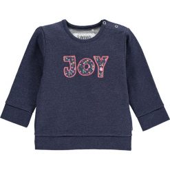Bluza w kolorze niebieskim. Niebieskie bluzy niemowlęce lamino, z nadrukiem, z dresówki, bez rękawów, bez kaptura. W wyprzedaży za 48,95 zł.