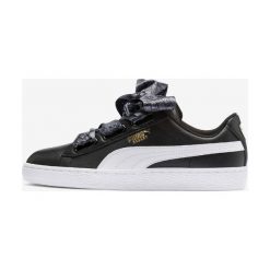 Puma Basket Heart Reinvent Tenisówki Czarny. Czarne trampki i tenisówki damskie Puma, bez wzorów, z materiału, bez zapięcia. Za 395,95 zł.