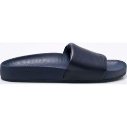 Polo Ralph Lauren - Klapki Cayson. Niebieskie kapcie męskie marki Polo Ralph Lauren, z materiału. Za 219,90 zł.