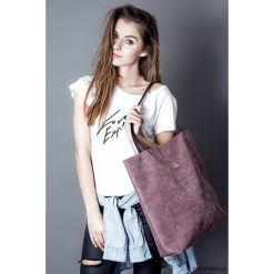 Torebki klasyczne damskie: torba triangle jasny róż