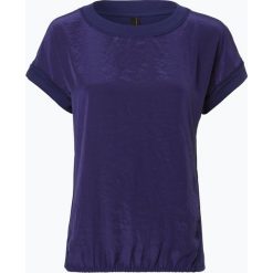 Marc Cain Sports - Bluzka damska, niebieski. Niebieskie bluzki damskie marki Marc Cain Sports, bez wzorów, bez kołnierzyka, bez rękawów. Za 539,95 zł.