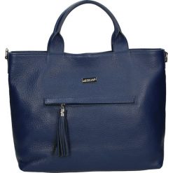 Torba - 70-035-O D BL. Szare torebki klasyczne damskie Venezia, ze skóry. Za 429,00 zł.