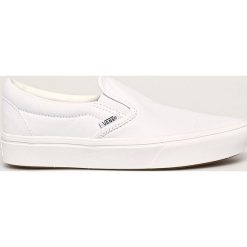 Vans - Tenisówki. Białe trampki i tenisówki damskie Vans, bez wzorów, z gumy, bez zapięcia. W wyprzedaży za 259,90 zł.