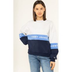 Bluza Tommy Jeans Colorblock DW0DW07548. Bluzy damskie Tommy Jeans, s, bez wzorów, z bawełny, bez rękawów, bez kaptura. W wyprzedaży za 339,00 zł.