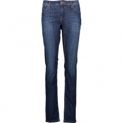 Dżinsy "Sissy" - Slim fit - w kolorze niebieskim. Niebieskie jeansy damskie relaxed fit marki Mustang, z aplikacjami. W wyprzedaży za 173,95 zł.