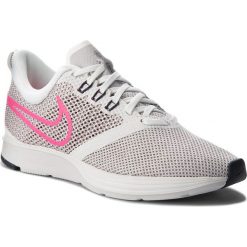 Buty NIKE - Zoom Strike AJ0188 101 Summit White/Pink Blast. Szare buty sportowe damskie Nike, bez wzorów, z tworzywa sztucznego, sportowe, do biegania, nike zoom. W wyprzedaży za 289,00 zł.