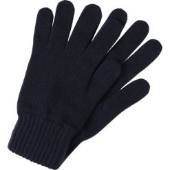 Johnstons Cashmere HAY Rękawiczki pięciopalcowe navy. Niebieskie rękawiczki damskie marki Johnstons Cashmere, z materiału. Za 209,00 zł.