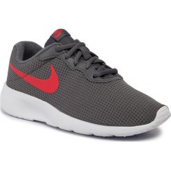 Buty NIKE - Tanjun (GS) 818381 020 Dark Grey/University/Red/White. Szare buty sportowe damskie Nike, bez wzorów, z tworzywa sztucznego, sportowe, nike tanjun. W wyprzedaży za 169,00 zł.