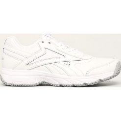 Reebok - Buty Work N Cushion 4.0. Białe buty sportowe damskie Reebok, bez wzorów, ze skóry, sportowe. Za 199,90 zł.