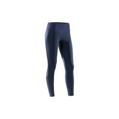 Legginsy fitness kardio 900 damskie. Niebieskie legginsy damskie marki DOMYOS, xs, z elastanu, na fitness i siłownię. W wyprzedaży za 74,99 zł.