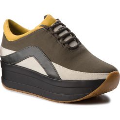 Sneakersy VAGABOND - Casey 4622-180-51 Olive/Multi. Zielone półbuty damskie Vagabond, ze skóry ekologicznej. Za 419,00 zł.